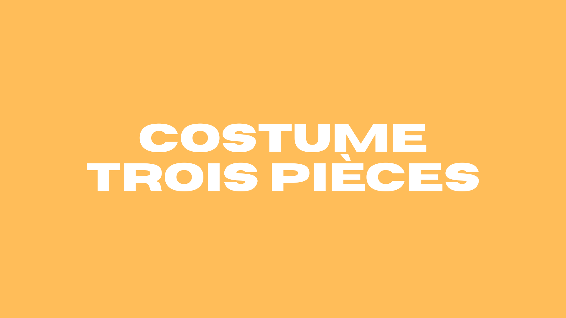3. Costume trois pièces